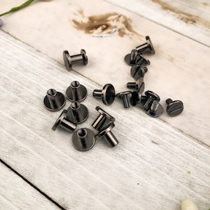 Daisy Concho Leather Rivets Screw Back Fastener Studs For Decoration,1 –  Metal Field Shop
