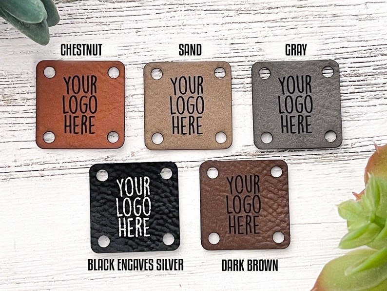 Custom Faux Leather Tags for Handmade Items SEW ON Etsy