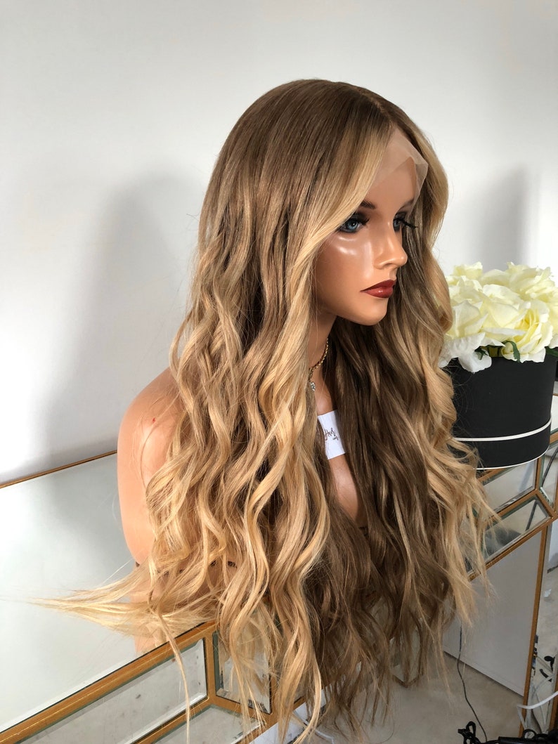 JLO 130/150/180/200 Balayage Deep Light Brown Root Melting - Etsy Hong Kong