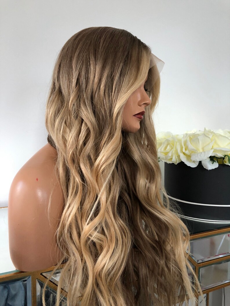 JLO 130/150/180/200 Balayage Deep Light Brown Root Melting - Etsy Hong Kong