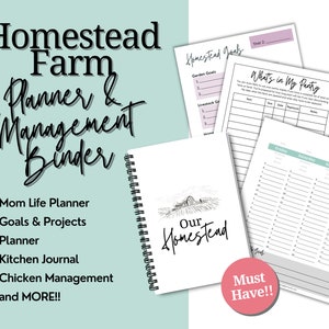 Homestead - Farm Planner & Management Binder