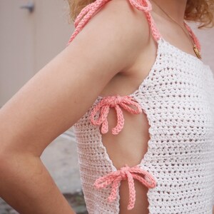 Noah Crochet Side Tie Top main image 0