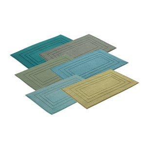 VOSSEN Feeling Bath Rugs Various Shades of Green image 1