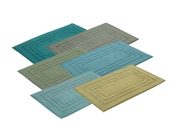 VOSSEN Feeling Bath Rugs - Various Shades of Green