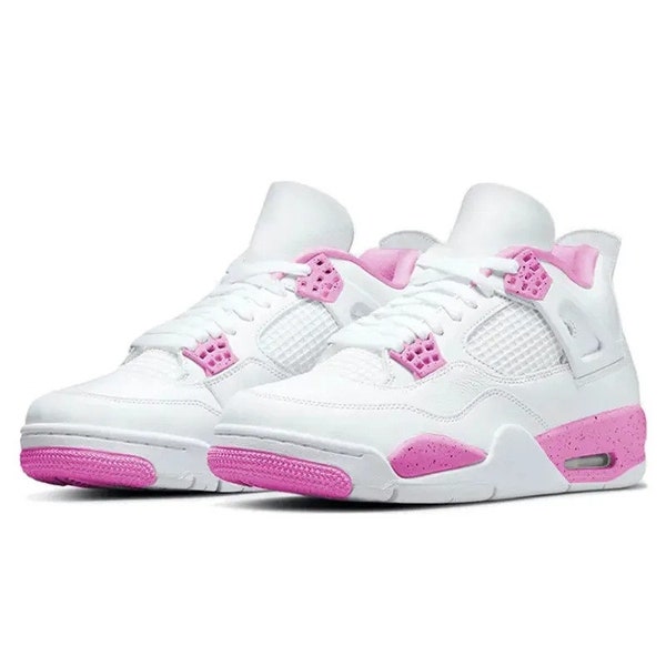 Jordan 4 Weiß Pink Oreo – Für Männer und Frauen