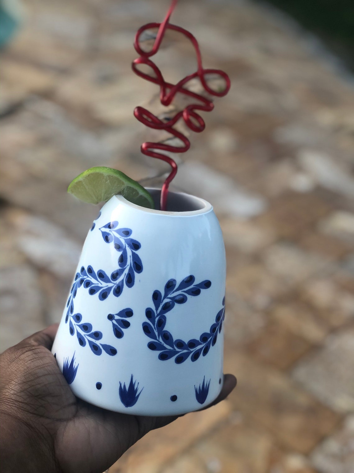 One Clase Azul Tequila Empty Tall Flower Vase or Short Cut Etsy