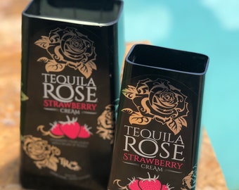 Tequila Rose Strawberry Cream Liqueur Candle Soy Wax Hand Crafted