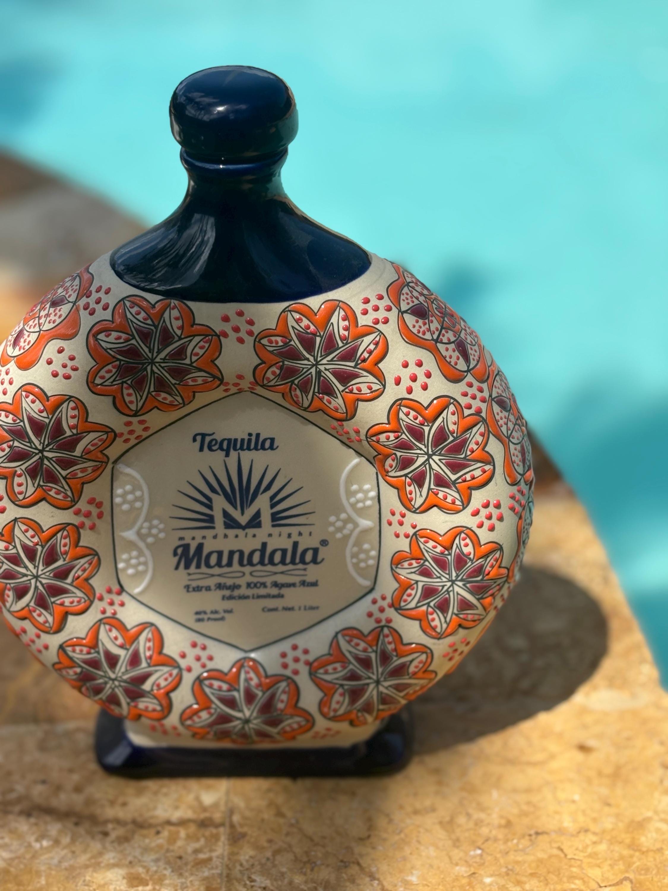 Tequila！タンク Tequila Mandala Extra Anejo Limited Edition Empty Ceramic Bottle