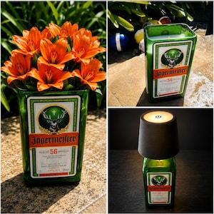 Jagermeister Jager Jägermeister Candle, Flower Vase, or LED lamp light