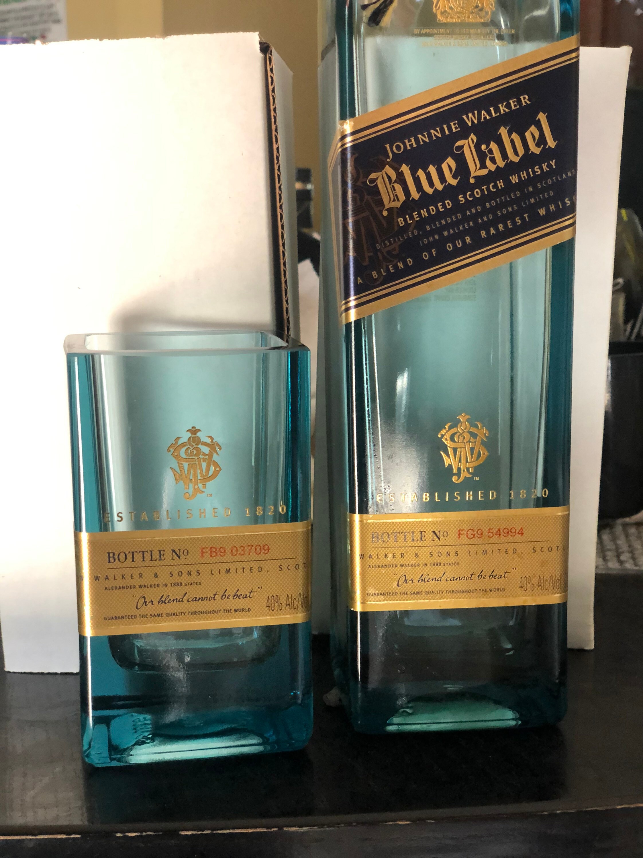 Johnnie Walker Blue Drinking Rocks Glass Etsy
