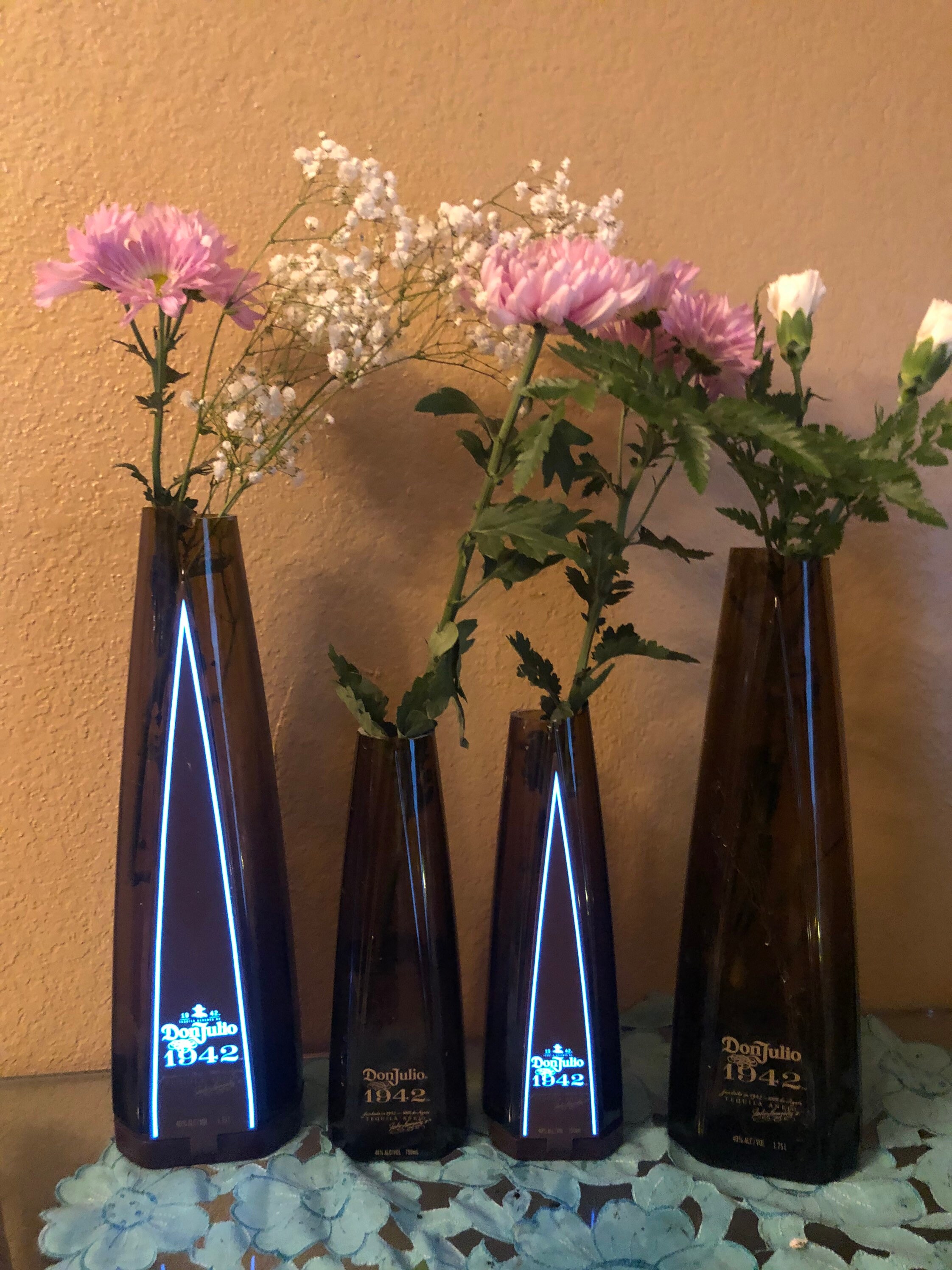 Don Julio 1942 Tequila Flower Vase Cut Liquor Bottle 750ml or Etsy