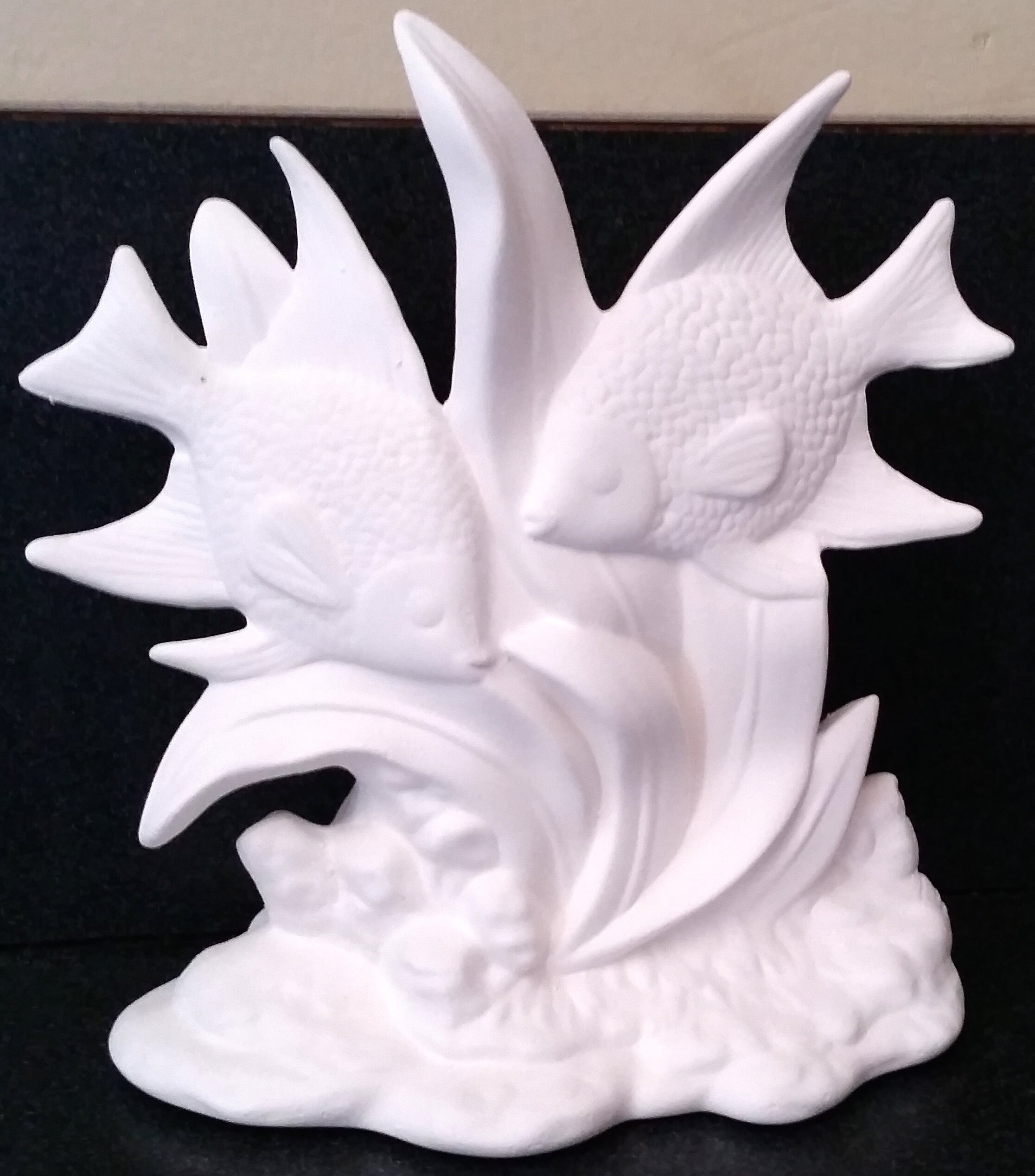 DIY Unpainted Ceramic Aquarium Fish Cast Piece Ready to Paint Etsy