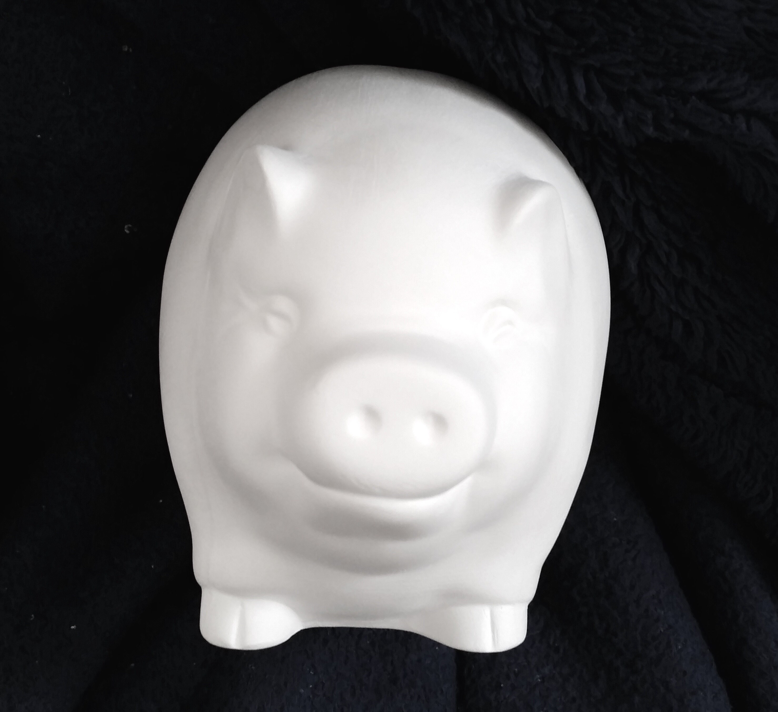 5 Ceramic Piggy Bank Ceramic Bisque Unpainted Ceramics Etsy