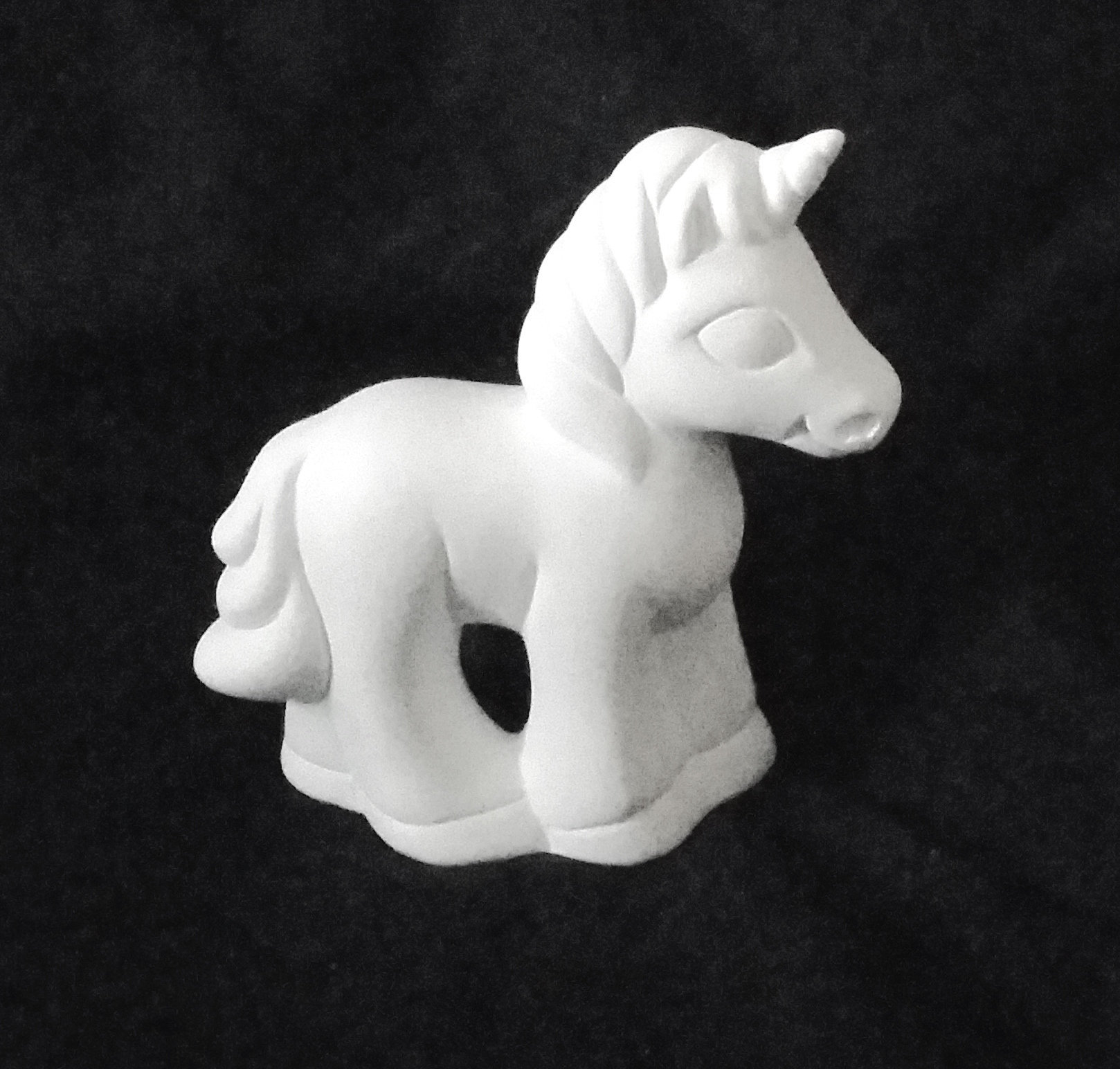 4 Ceramic Unicorn Ceramic Bisque Unpainted Ceramics Etsy