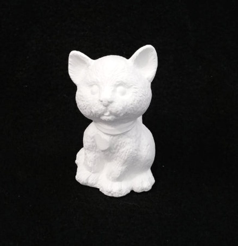 Ceramic Cats Small 2 Styles Ceramic Bisque Unpainted Ceramics Etsy