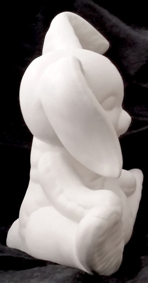 Kimple Softy Bunny 7" ready to paint ceramic bisque 