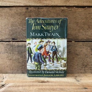 The Adventures of Tom Sawyer by Mark Twain, Illustrated Junior Library: with Dust Jacket 1946