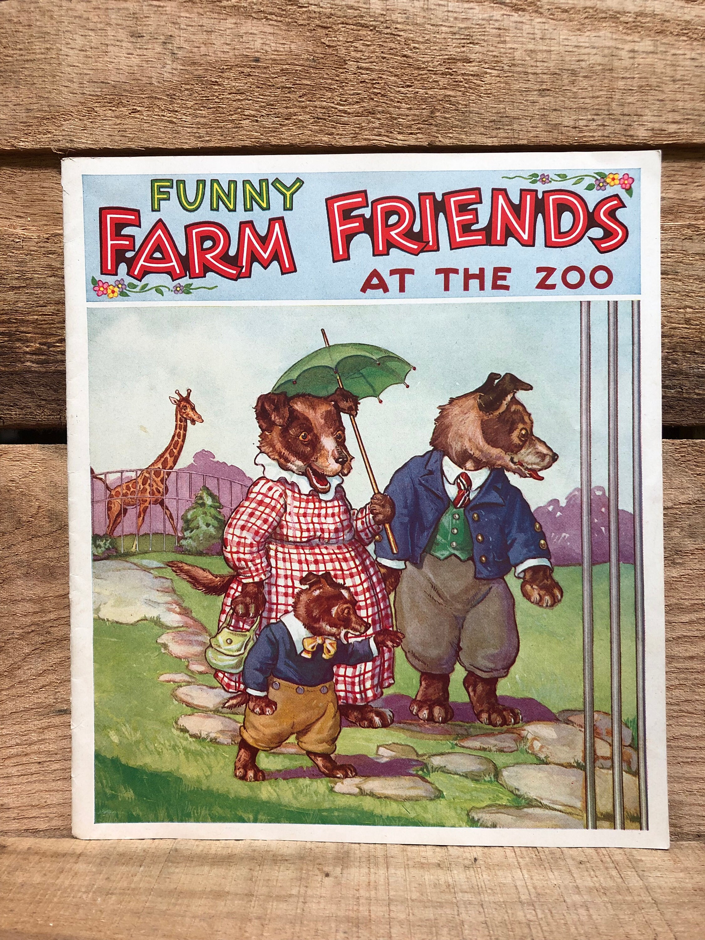 Funny Farm Friends at the Zoo Etsy
