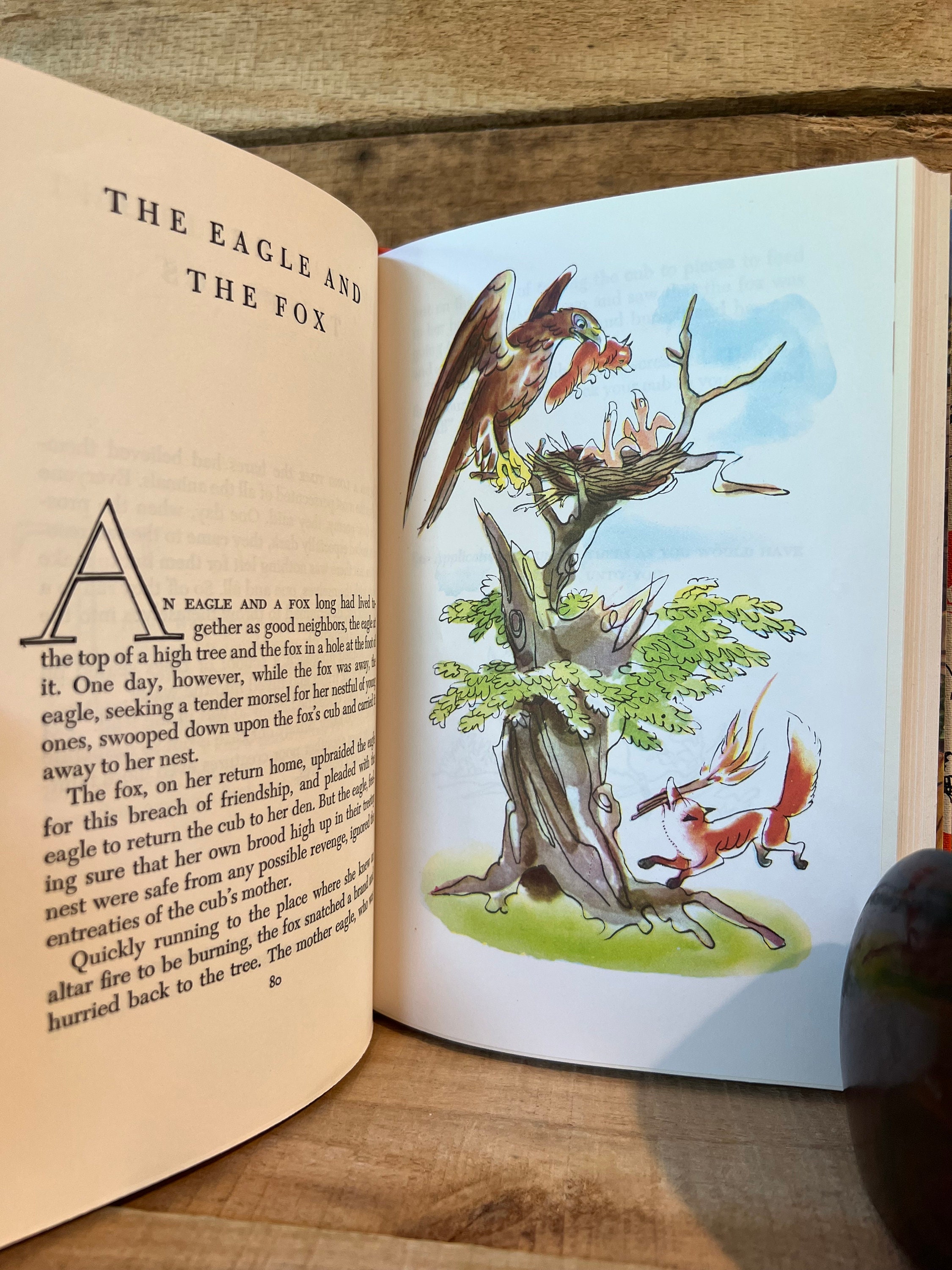 Aesop's Fables Illustrated by Fritz Kredel: With Dust Jacket