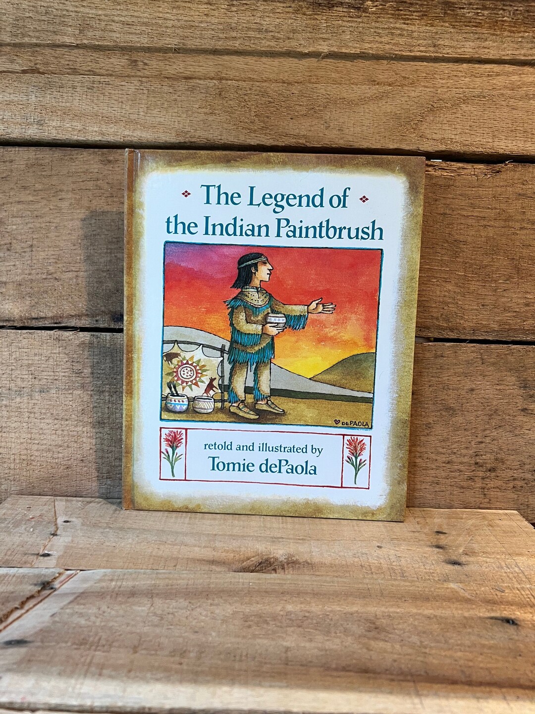 The Legend of the Indian Paintbrush Retold by Tomie Depaola Etsy