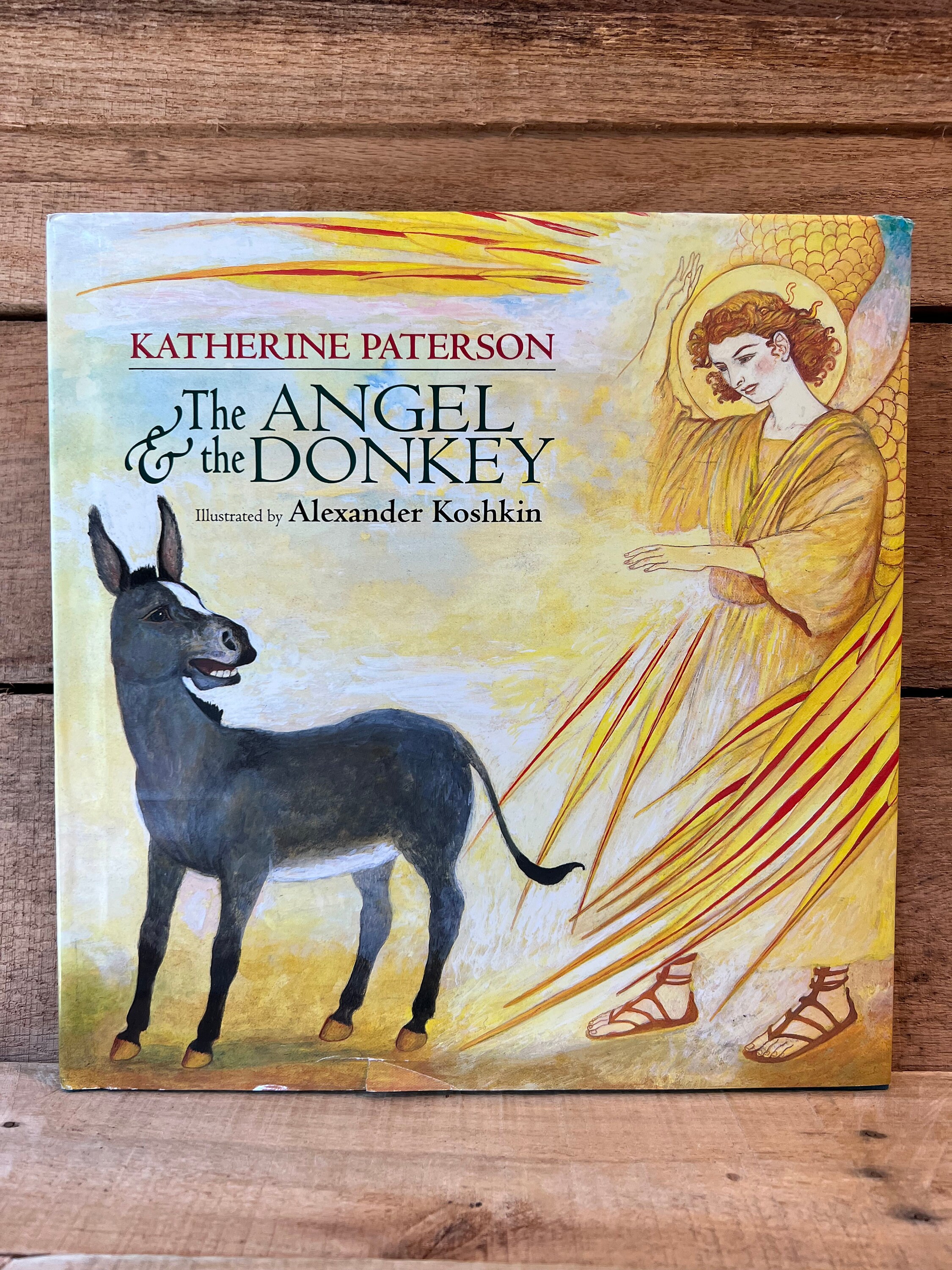 Why a Donkey was Chosen 絵本1978年　ハードカバー The Angel and the Donkey by Katherine Paterson, Illustrated by
