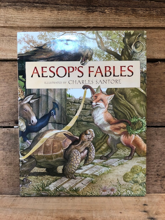 Aesop's Fables, Illustrated by Charles Santore: With Dust