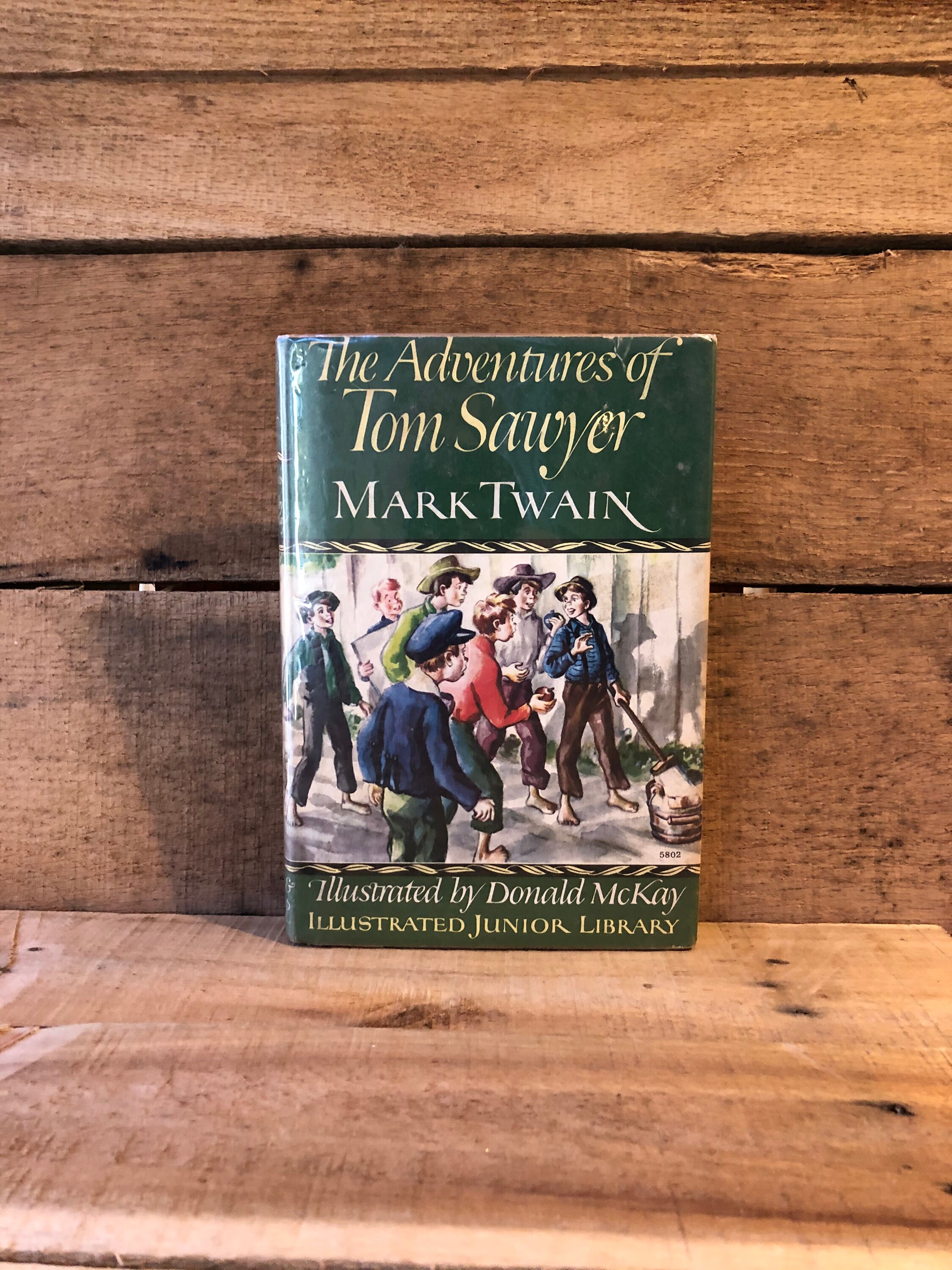 The Adventures of Tom Sawyer by Mark Twain, Illustrated Junior Library: with Dust Jacket 1976