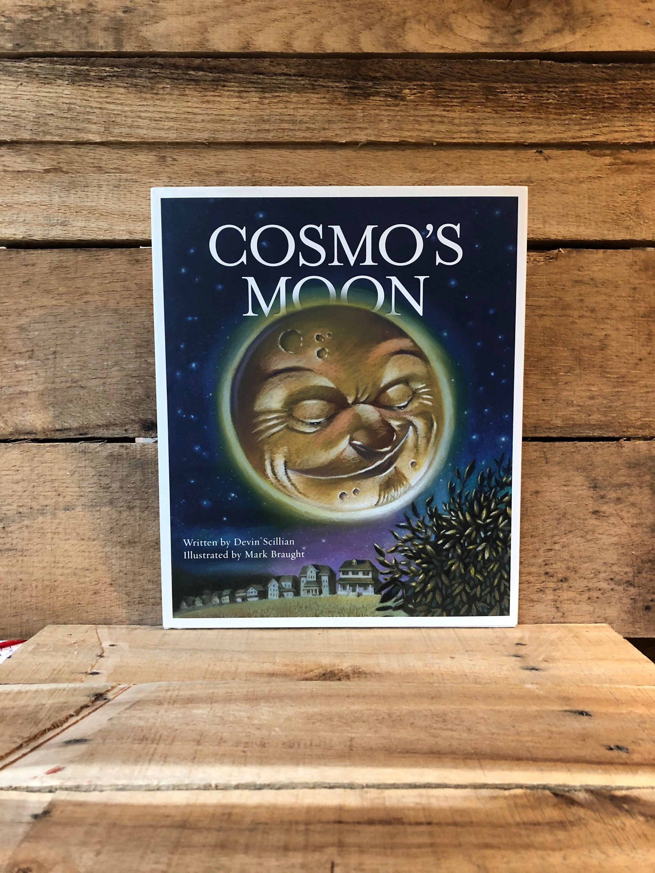 Cosmo's Moon by Devin Scillian Illustrated by Mark - Etsy Israel