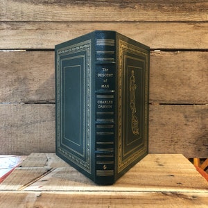 The Descent of Man by Charles Darwin: The Easton Press 1979 Collector&#39;s Edition