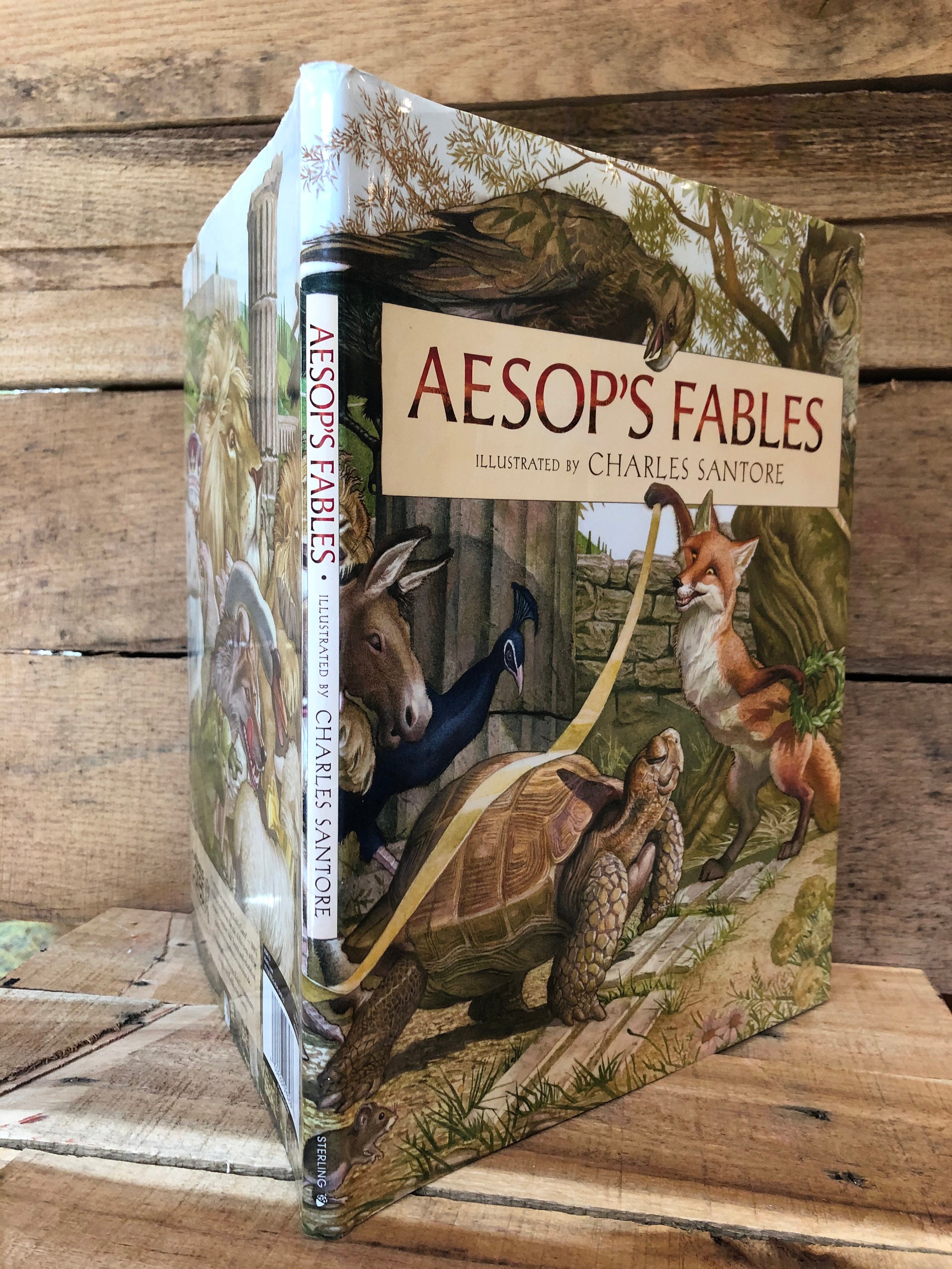 Aesop's Fables, Illustrated by Charles Santore: With Dust Jacket