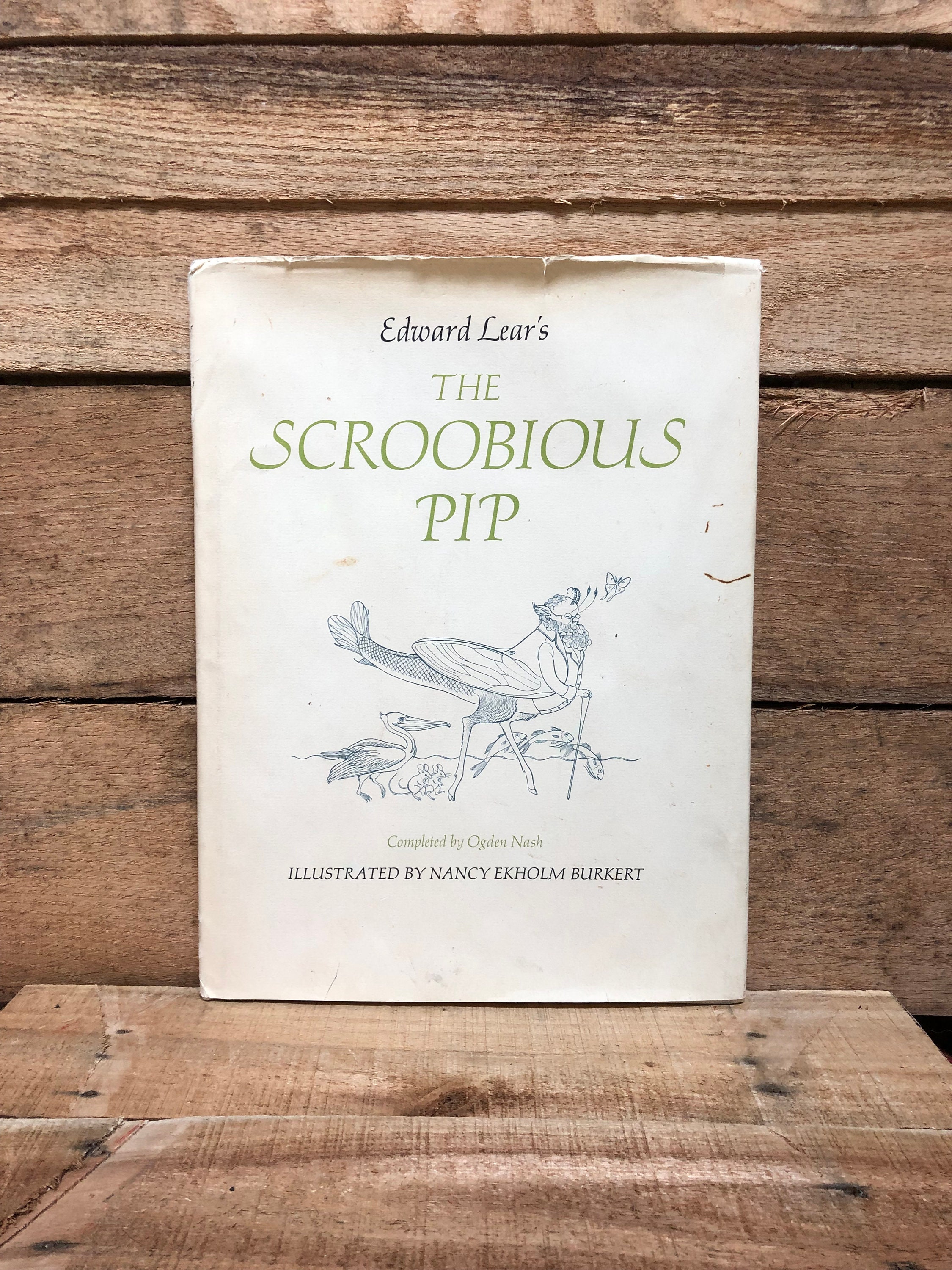 Edward Lear's The Scroobious Pip with Dust Jacket 1968 Etsy