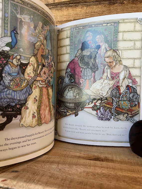 Beauty and the Beast Illustrated by Jan Brett: With Dust Jacket