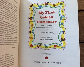 洋書 My first golden dictionary My First Golden Dictionary, Big Golden Book, Richard Scarry