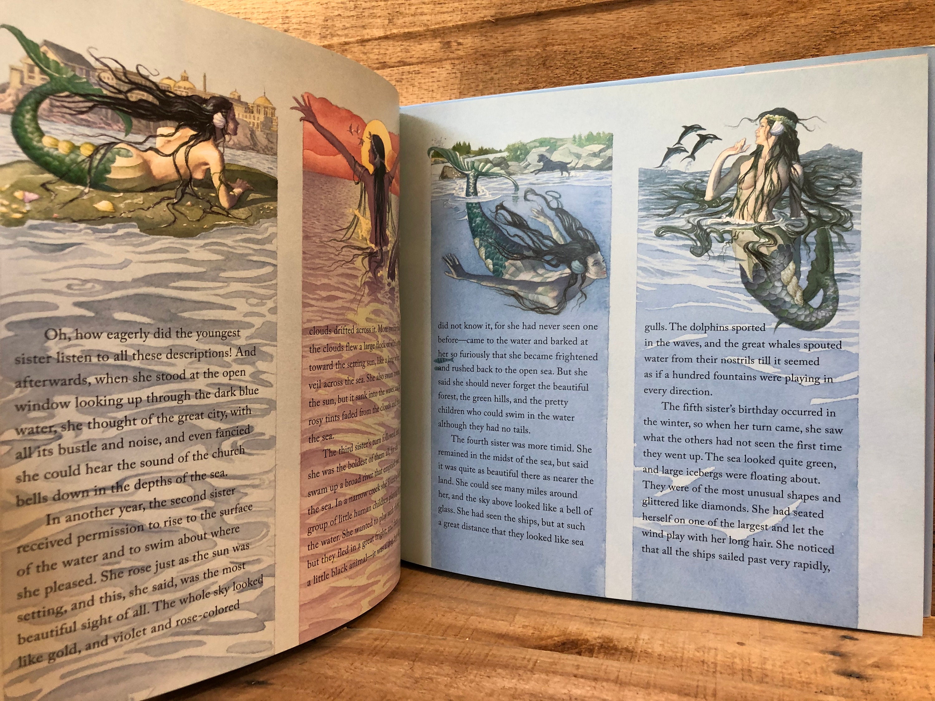 The Little Mermaid by Hans Christian Andersen Illustrated by - Etsy