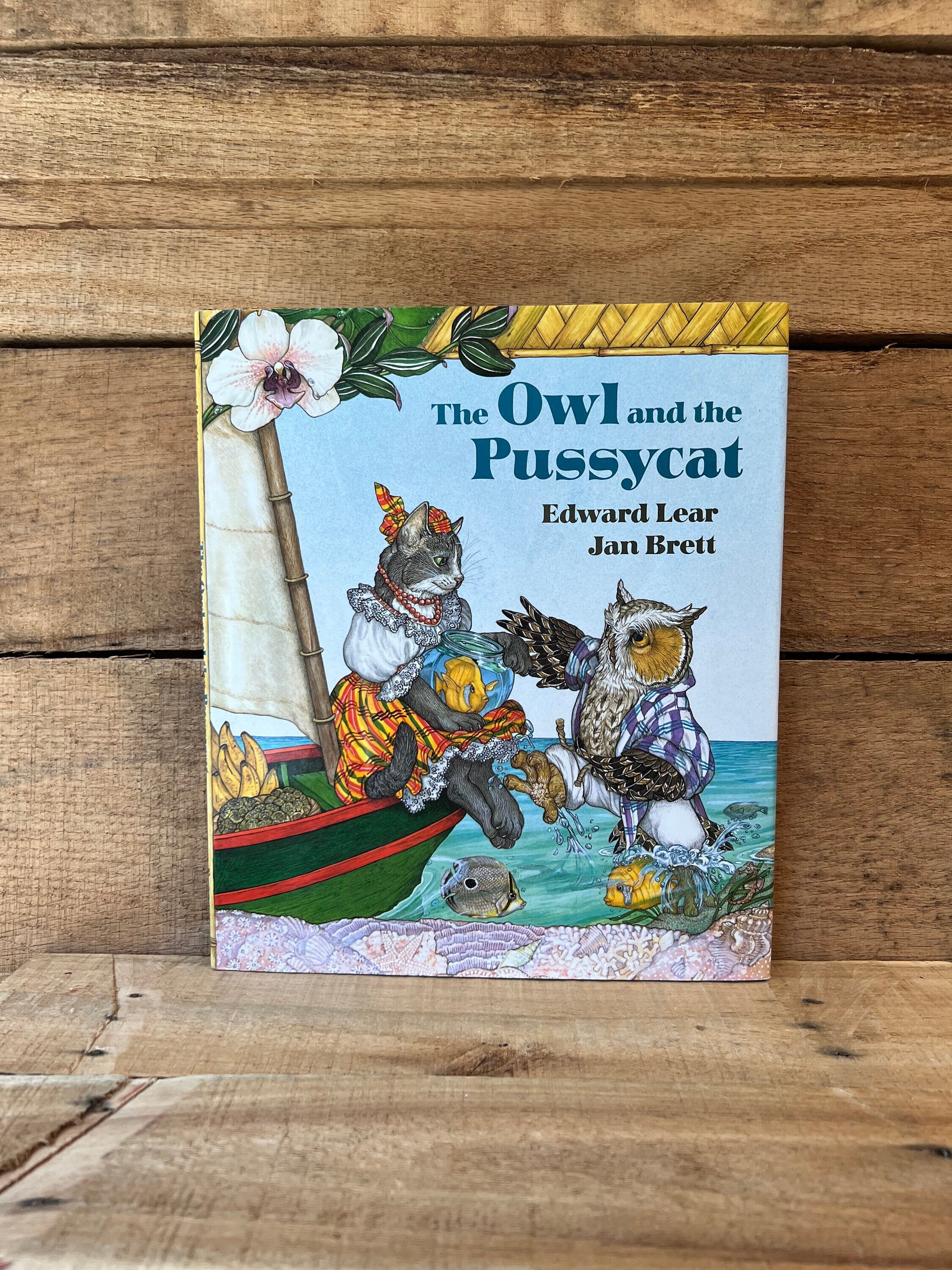 The Owl and the Pussycat Illustrated by Jan Brett: with Dust Jacket 1991
