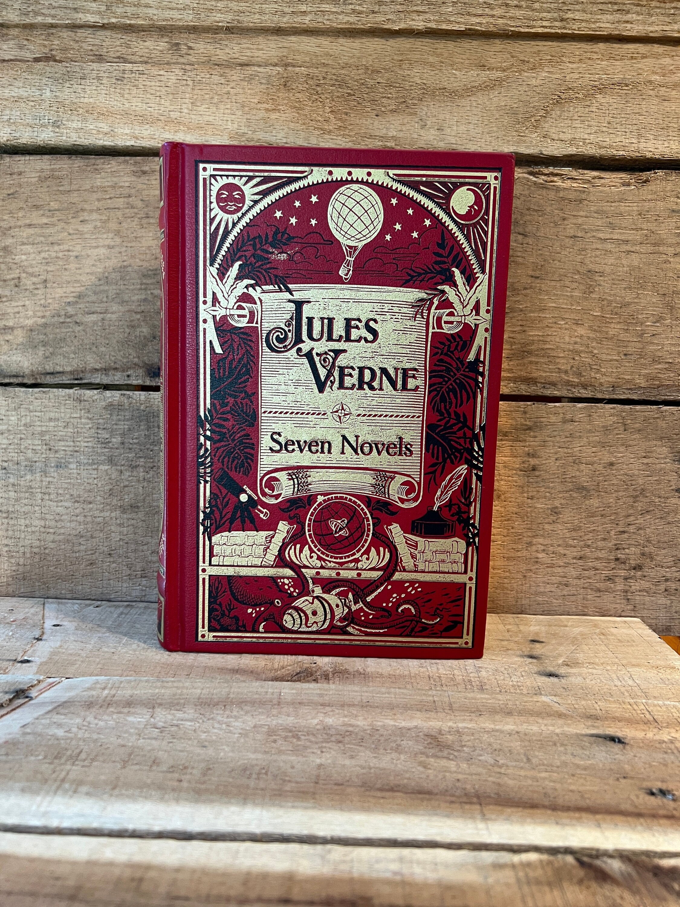 Seven Novels by Jules Verne: Barnes and Noble - Etsy