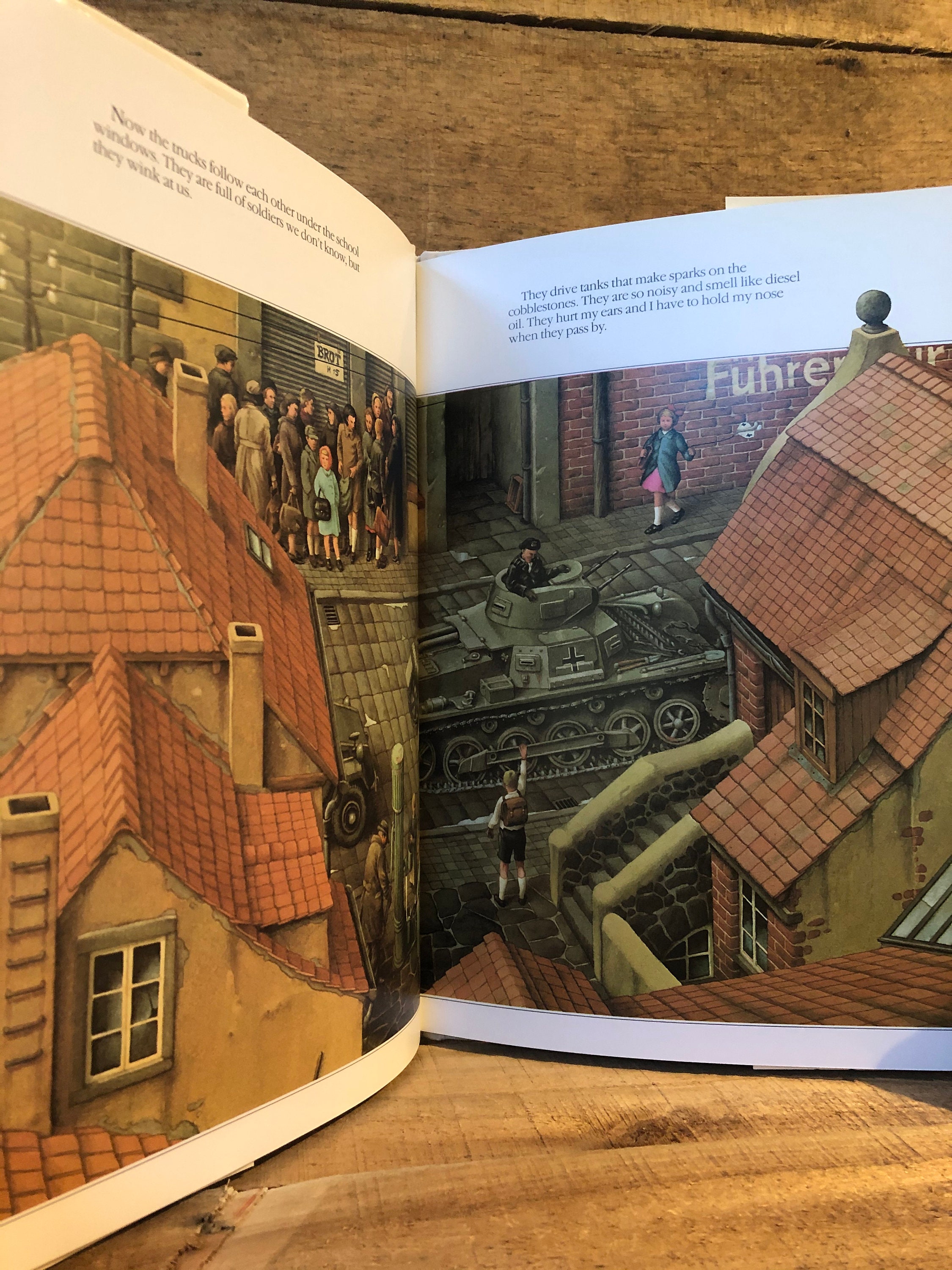 Rose Blanche by Roberto and Innocenti With Dust Jacket 1990 Etsy UK