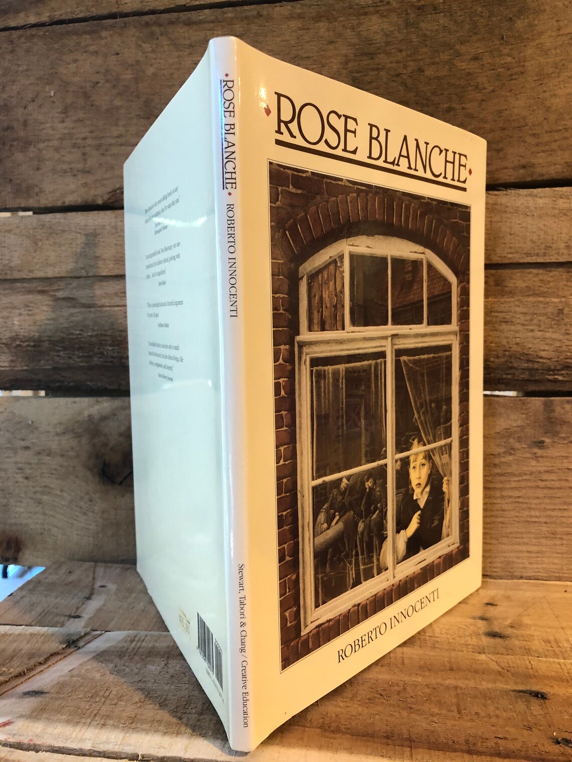 Rose Blanche by Roberto and Innocenti with Dust Jacket 1990 Etsy