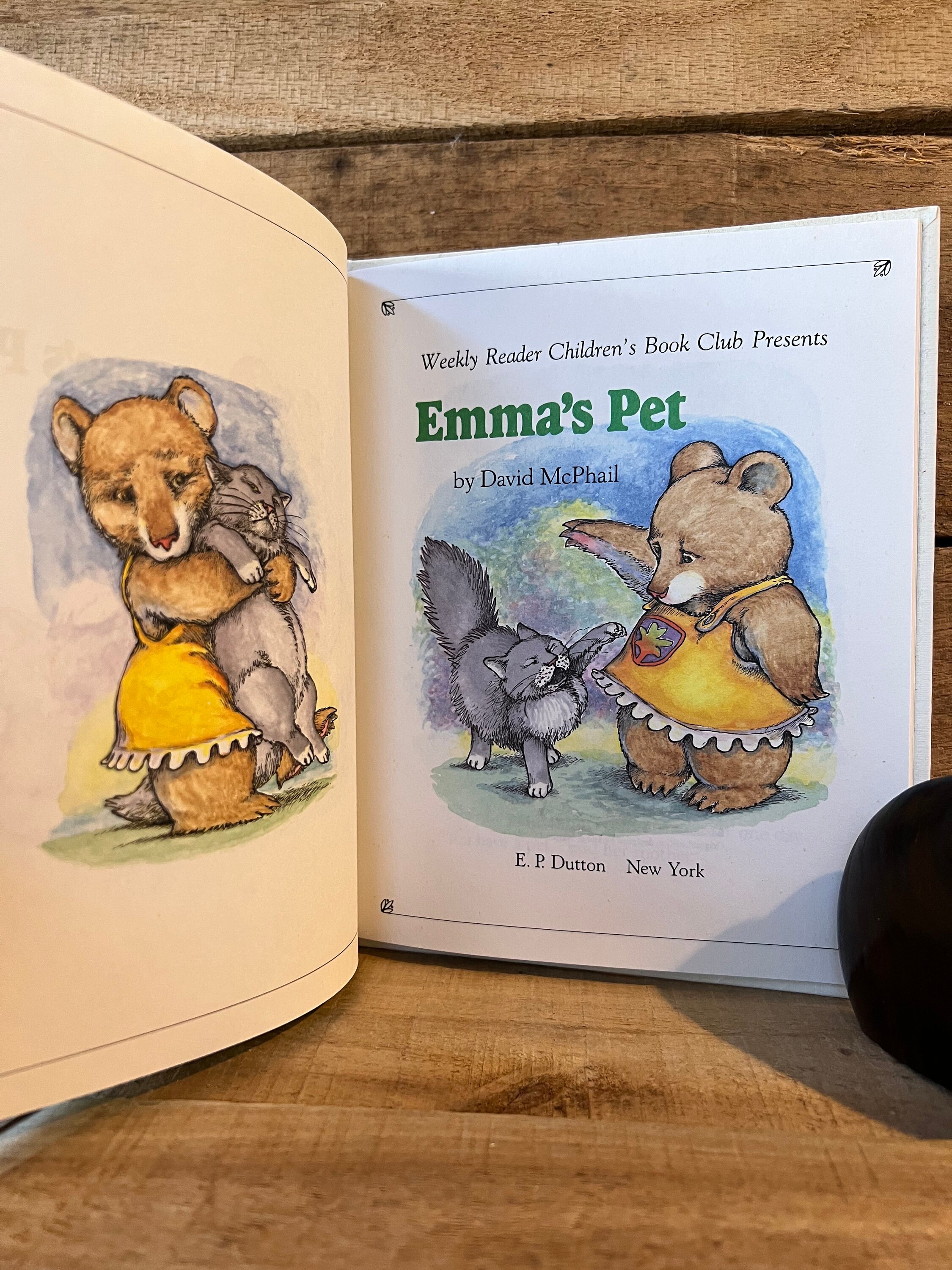 Emma's Pet by David Mcphail: Weekly Reader 1985 - Etsy