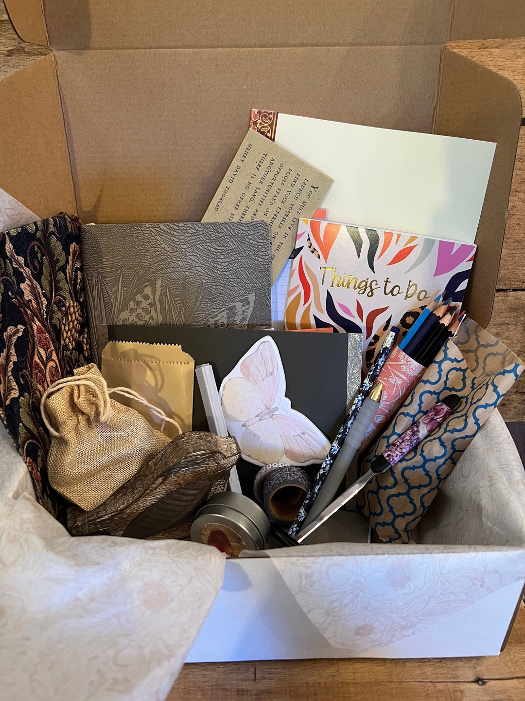 Stationery Gift Box, Journaling Gift Box, Office Supply Gift Box