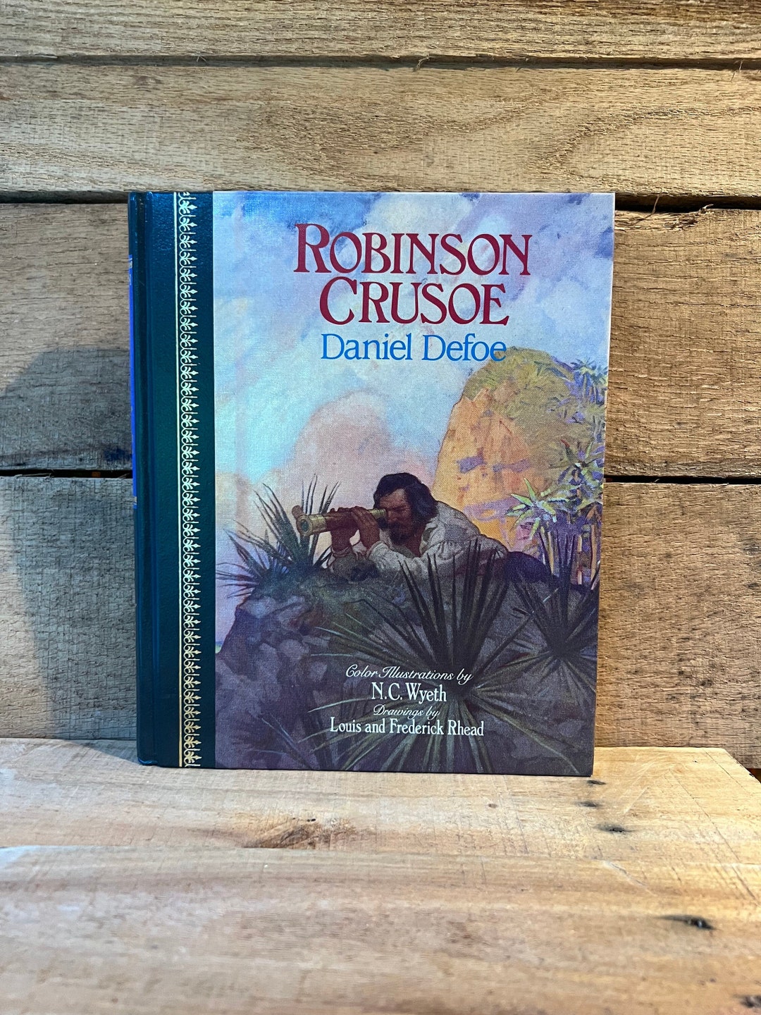 Robinson Crusoe by Daniel Defoe: Children's Classics 1990 - Etsy
