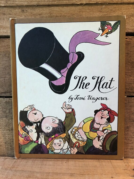 The Hat by Tomi Ungerer: Parents' Magazine Press 1970 - Etsy
