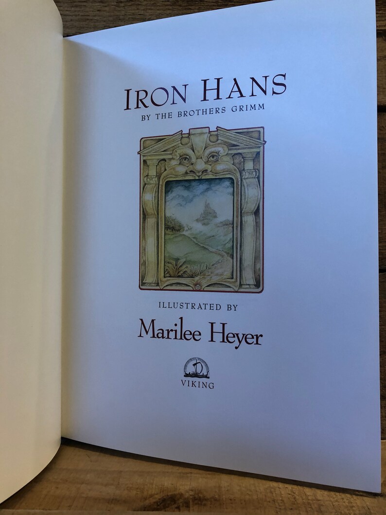 Iron Hans by the Brothers Grimm Illustrated by Marilee Heyer Etsy