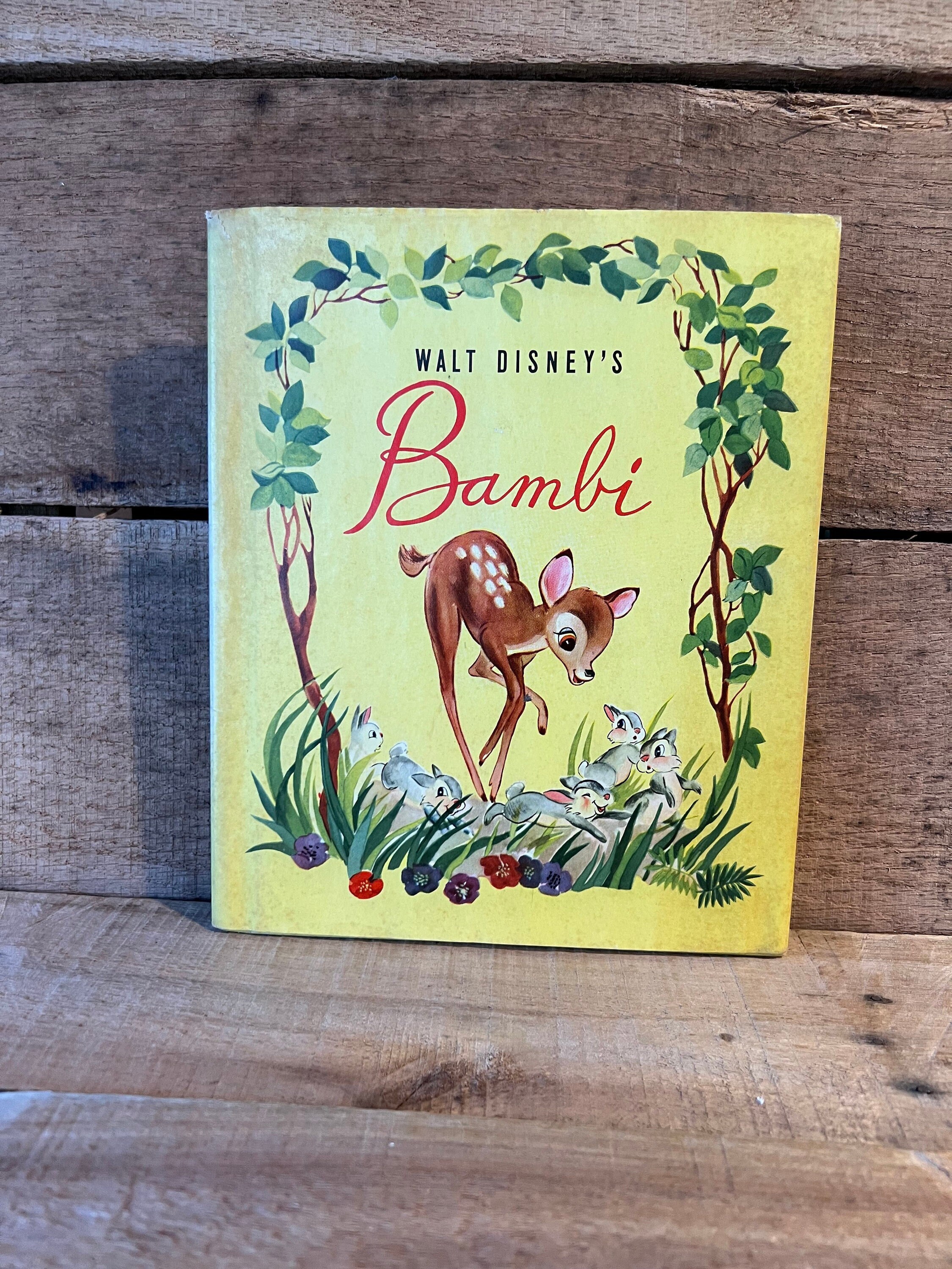 Walt Disney's Bambi: With Dust Jacket 1942 - Etsy