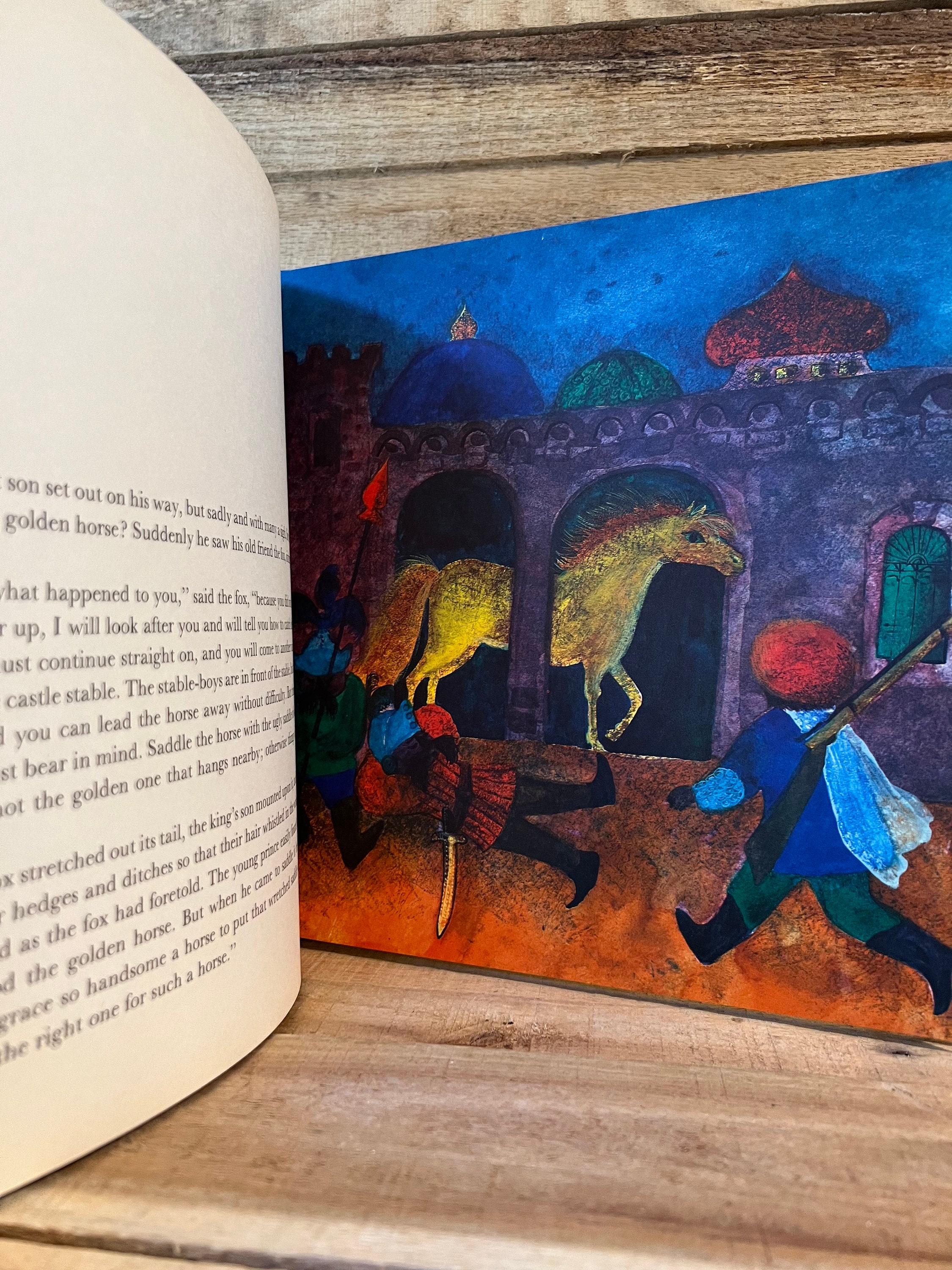 The Golden Bird by Brothers Grimm, Illustrated by Lilo Fromm: With