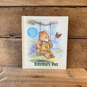 【匿名配送】Emma's Pet　デイビット・M・マクファイル　絵本　洋書　英語 Emma's Pet by David Mcphail: Weekly Reader 1985 - Etsy