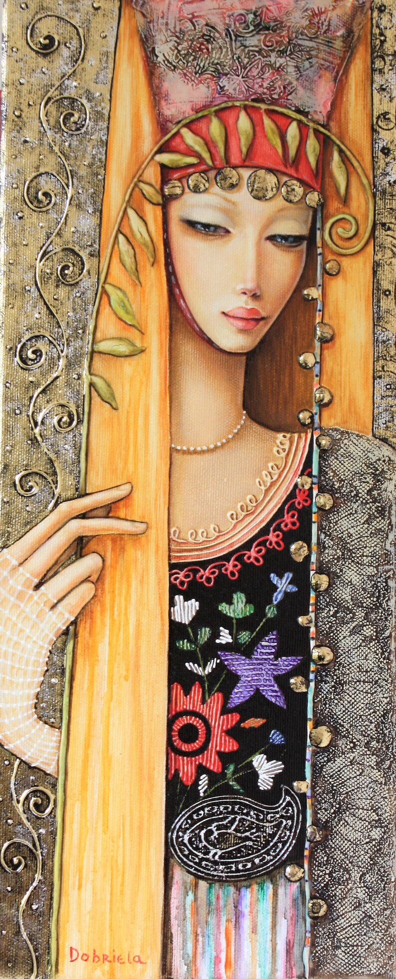 Palm Sunday Giclee Art Print of Original Painting by Dobriela Etsy