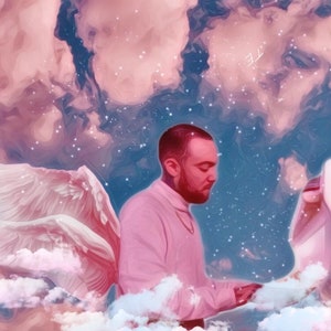 Mac Miller Angel Art Print