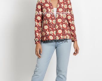 Handmade Quilt Jacket: Warm Cotton Blend Outerwear - Winter Layering