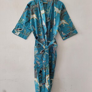 Cotton Kimono Stylish Cotton Robe, Versatile Layer for Yoga, Sleepwear or Cozy Evenings, Women’s Gift